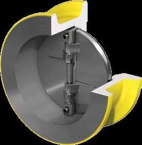 WHEATLEY DualPlate Wafer Check Valve DESIGN FEATURES Body Cameron s WHEATLEY dualplate valve s body design offers the following features: Compact waferstyle onepiece design Center post fully supports