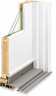 The exterior sill member is made of extruded aluminum with an attractive wear-resistant, heat-baked finish in a neutral color.