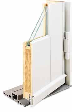 FRENCHWOOD HINGED PATIO DOORS OUTSWING C Features B FRAME A The 1 1 /4" high sill has a thermal break to keep heat and cold out.