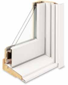 WOODWRIGHT DOUBLE-HUNG INSERT WINDOWS Features E FRAME A Perma-Shield exterior cladding protects the frame beautifully. Best of all, it s low-maintenance and long-lived. You never have to paint it.