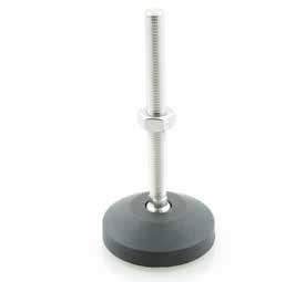 STION 28 - ONVYOR OMPONNTS & SSORIS 778 Stainless Steel, Plastic ase Levelling Foot Stem - Stainless Steel (304) Pad - Polypropylene with Rubber Insert 304 P = Safe working load in kilograms (for