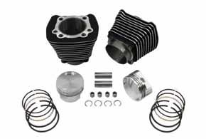 PCP Finish Fitment 53071 Black XL 1986-03 53077 Silver XL 2004-on 53078 Black XL 2004-on 1200cc XL Cylinder and Piston Kit Cylinder kit includes Wiseco fitted