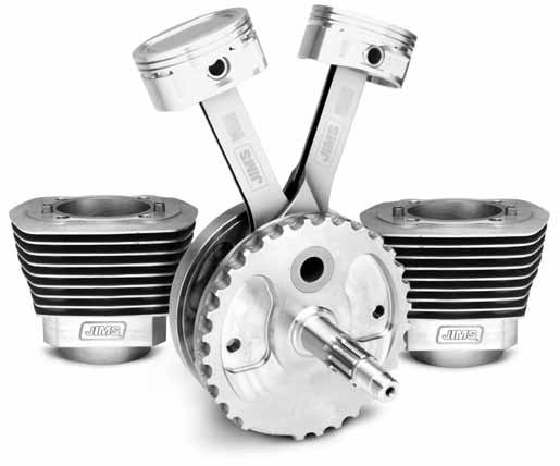 Models) The TC flywheel assemblies feature an integral pinion shaft, sprocket shaft, and crankpin for maximum stability and resistance to flywheel