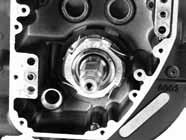 The second type of S&S crankcase has an Evolution style rear motor mount and will bolt into stock or aftermarket Evolution style frames.