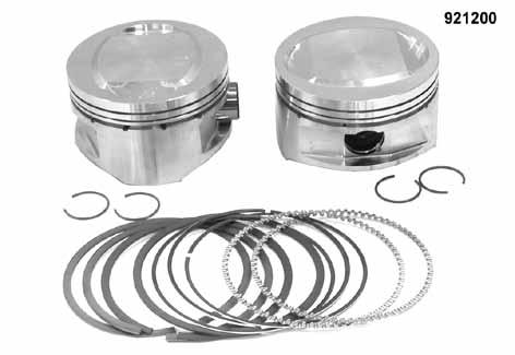 S&S TC Cylinder Kits S&S Twin Cam Pistons & 3-7/8 Cylinders-95 The 92-1200 series pistons are forged 3-7/8 big bore Twin Cam style pistons for use with stock H-D or S&S Super Stock cylinder heads.