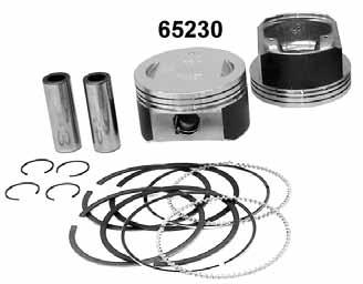 65223 Silver (16525-99) 65224 Black (16526-99) V-Twin TC Big Bore Cylinder & Piston Kit Use these kits to increase Twin Cam engines to 95 cubic inches.