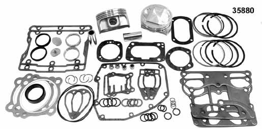 Twin Cam Wiseco Twin Cam 96 BB Piston Kit 2007-13 Kits include 9:1 compression reverse dome forged pistons, Hastings rings, retainer clips and chrome piston pins. Hastings rings have a.