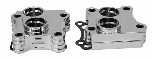 30092 Chrome Lifter Block Covers TC Softail Not for use with chrome interface cover OEM#