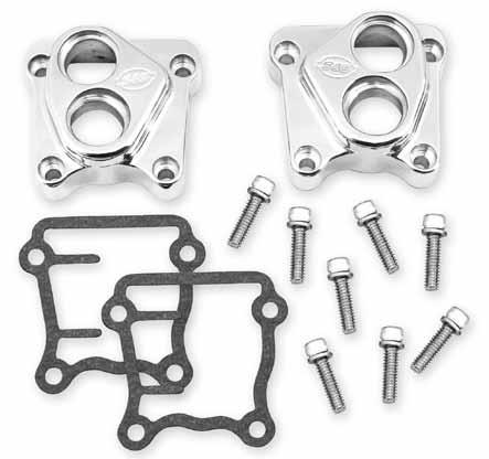 64233 18262-00 S&S Twin Cam Billet Tappet Covers Fits stock and S&S Twin Cam style crankcases.