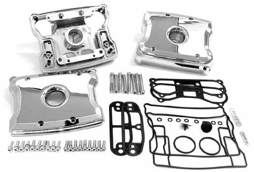 Billet Rocker Covers Fits 1984-on Evolution Big Twins, both vented out of
