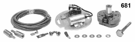 681 Complete Kit 4396 Points wire only Rotor & Weight Assembly Replaces frozen or worn hubs & weights on 1970-99 XL-FX-FL.