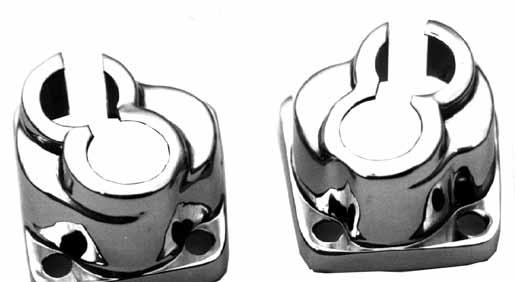 Lifter Base Chrome Tappet Block Covers - Stamped Steel They fit over stock units,