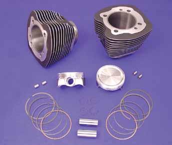 VT 103 TC-96 Cylinder Kits for 2007-2010 Includes 9:1 or 10:1 Wiseco forged piston kit fitted to cylinder.
