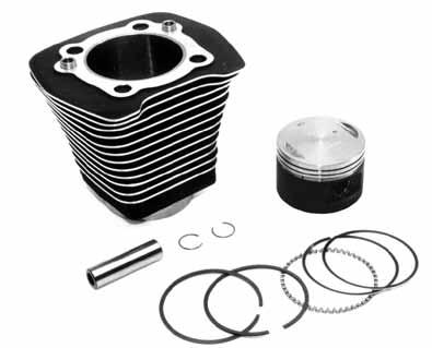 Cylinders/Pistons 34820 34828 VT Cylinder and Piston Kits L1985-99 1340cc Honed and pre-fitted with stock compression cast pistons and Hastings rings.