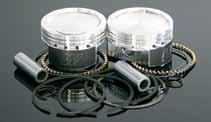 518 (K1688) Wiseco Wrist Pins (each) 35937 1340cc BT Evo 1985-99 Wiseco wrist pin circlips (pairs) 35933 All Wiseco pistons NOTE: Hastings X rings and Wiseco XC rings are NOT interchangeable.