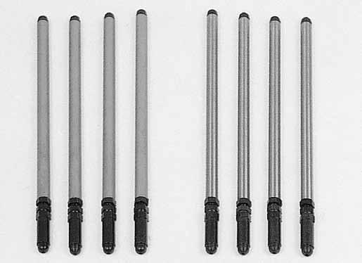 Pushrods Jims Pro-Lite Evo Pushrods Adjustable pushrods for Big Twins are made from aerospace quality heat treated aluminum with steel ends.