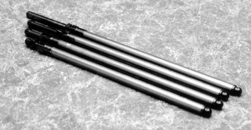 31178 BT Evo single cam 1984-99 Andrews Products adjustable pushrods are available for all Evolution engines. They are all stock diameter so there is no cover tube interference.