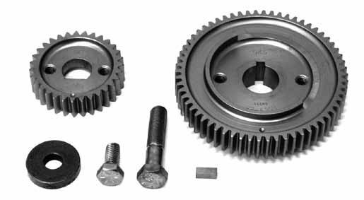 Twin Cam Andrews TC Gear Drive Installation Kit 99-06 The gaskets and bearings shown are necessary to