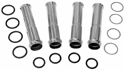 Push Rod Covers, Multi-Fit Chrome Push Rod Cover Hardware 1936-on PCP Fits 73545 XL 1986-89