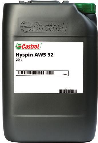 ERIKS LUBRICATION ESSENTIALS HYDRAULIC oil Premium Hydraulic Oil Castrol Hyspin AWS 32 & 46 premium hydraulic oils are formulated utilising turbine quality solvent refined mineral oils, fortified by