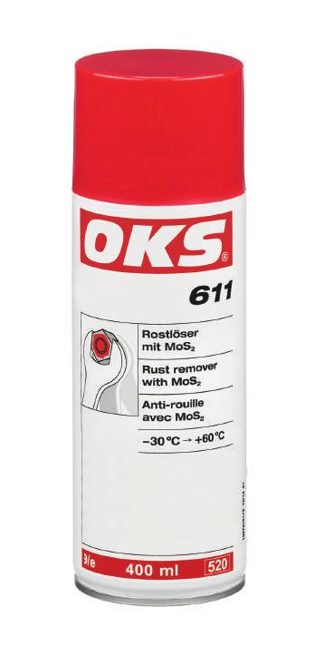 maintenance spray Rust Remover OKS 611 is used for destruction-free dismantling of seized or rusted-in machine elements with excellent creep properties.