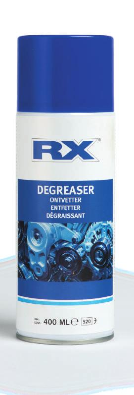 ERIKS LUBRICATION ESSENTIALS cleaners Universal Cleaner RX Degreaser is a high performance solvent degreaser for the removal of oil, grease and dirt.