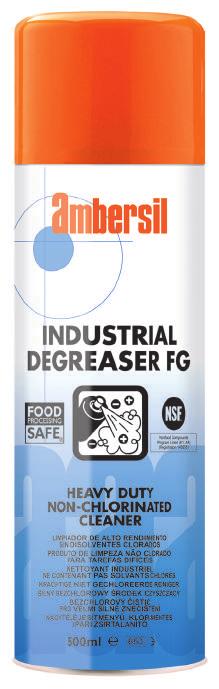 ERIKS LUBRICATION ESSENTIALS cleaners Industrial Degreaser Food Safe Industrial Degreaser FG is an innovative solvent blend that is excellent for use where rapid turnaround is necessary and low flash