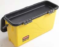 yellow, VB black Top Down Charging Bucket, The HYGEN Microfibre charging bucket completes a highly efficient flat mop