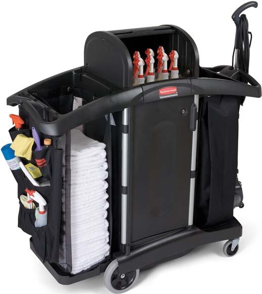 Including licking cabinet doors on both sides of the cart as well as one heavy-duty sipped Compact Fabric Bag, with waterproof PVC