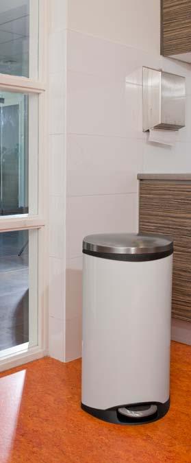 Pedal Bins Pedal Bins Shell-Bin, EKO Space-efficient Shell-shape pedal bin is available in, 0,, 0 and 0 litres