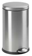 Pedal bin rectangular, Simplehuman Classic rectangular step can with superior durability and strength. Updated with a solid steel platform pedal and step area.
