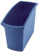Insert litre Plastic oval insert with colour coded lid for round and 0 ltr waste paper bins VB000/0// and VB0. ltr Ø., H.