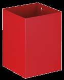 , H. cm Waste bags: 0 Optional: Recycling insert for square tapered waste paper bins, 00 Plastic