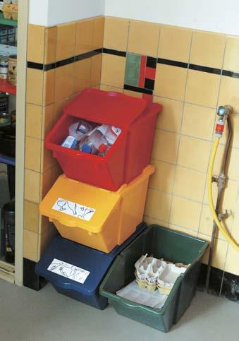 cm Waste bags: 0 blue VB 000 00 Environmental box Plastic recycling box with lid.