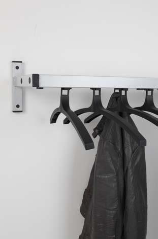 Coat racks & stands Safe Coat Hook Systems This Coat Rack System has the coat hooks mounted on the inside of the frame, so that it is safer in its use.