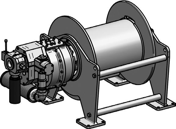 OAW-series - Offshore air winches Diensions A range of copact lifting and pulling air winches specially designed for offshore applications and any other hazardous environent where space is liited.