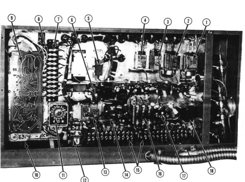Electromechanical Controls, Beginning- 98 Rear Panel 9 8 7 6 5 4 3 2 0 2 3 Ref # Qty.