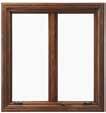 Competitor s pressure-treated wood. Pella s casement window after 7 months of exposure to moisture.