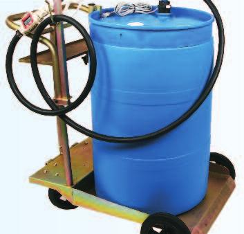 P/N 51009C-S9A shown See page 3 Note: Drum and Coupler not included OpEn Drum SySTEmS for DEf P/N 51009C-S4A 55 Gallon Drum Mobile Cart System with in-line meter is a complete transfer system,