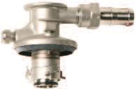 container. P/N 195205F Stainless steel coupler for filling closed systems using RSV valves.