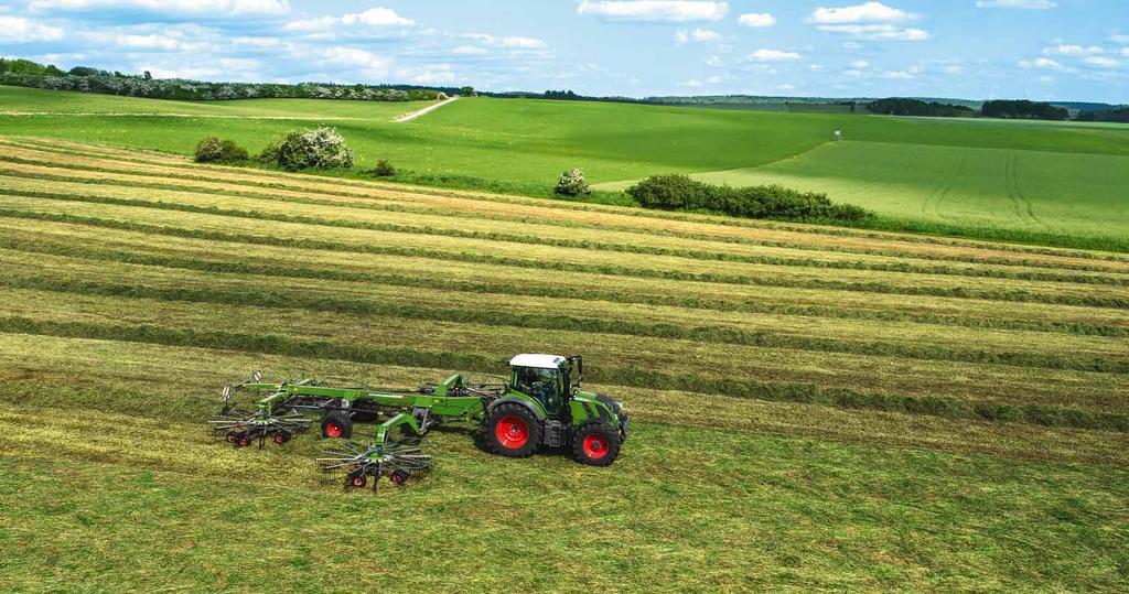 Tidy work. The Fendt Former Hay Rake. Do you expect the toughest jobs to be completed quickly and without complications?