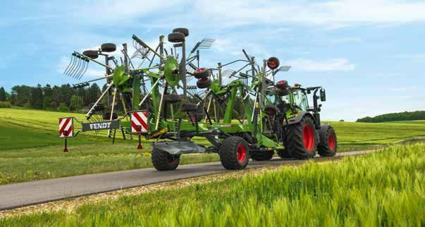 TWO-ROTOR SIDE AND CENTRAL DELIVERY HAY RAKE IN DETAIL