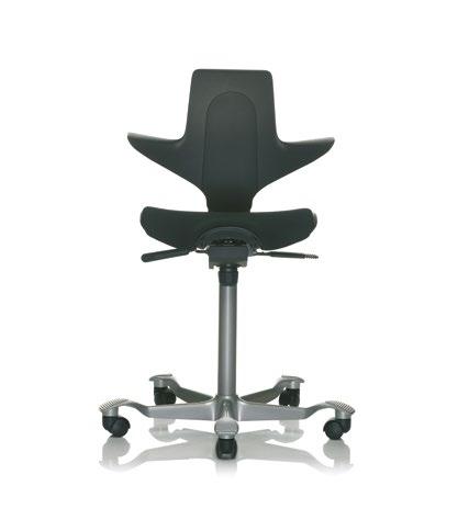 39 HÄG CAPISCO Best for: Variation of posture 8106 (as shown) from 661 + vat Backrest height adjustment Seat depth adjustment Rear seat recline adjustment Sculptured back support also allows you to