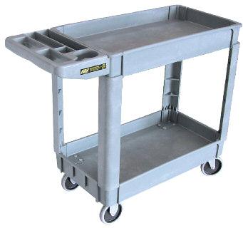 UC252L and UC20 Utility Carts These versatile trolleys are of solid plastic construction and can be adapted to a multitude of tasks. Available in two handy sizes, kitset or assembled.
