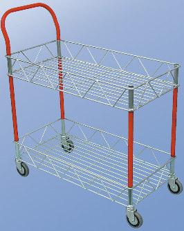 PMB1 Singler Basket Trolley Strong, welded steel zinc-plated baskets Powder coated tubular legs and handles Baskets can be inverted
