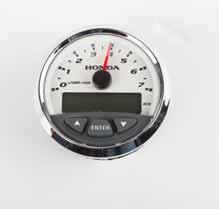 These gauges feature analog pointers for engine RPM and vessel speed as well as a two-color graphic LCD display, programmable in English or Metric units,