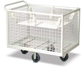 Wet and Dry Laundry Trolley Includes spring loaded base Fitted with 150mmØ castors Dimensions (mm) 3881323 1000 x 650 x 820H Linen and