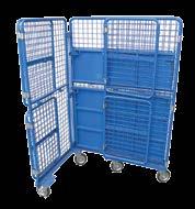 Goods Trolley General purpose goods trolley offers the space saving