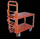 use When weight is removed, springs return ladder to up position 700mm clearance between