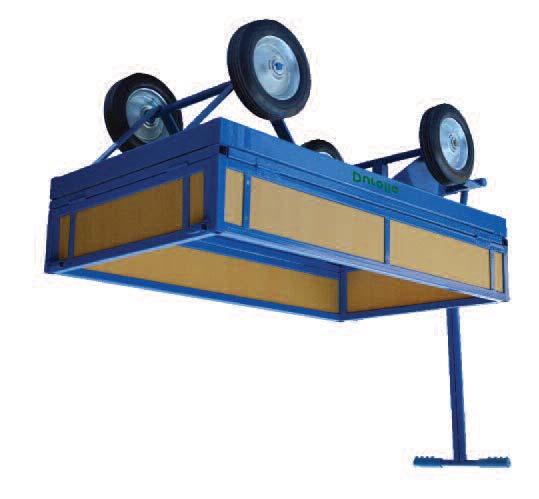 Timber Deck Wagon Platform Truck TM HAND TROLLEYS Swivel handled platform truck for moving and turning easily Heavy duty